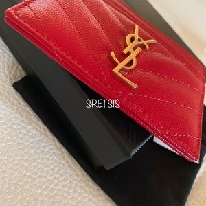 Yves Saint Laurent, Accessories, Ysl Card Holder Slg Sold